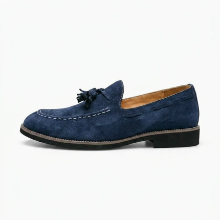 Mocassin à glands homme en daim véritable - Vue 1 - Mocassin