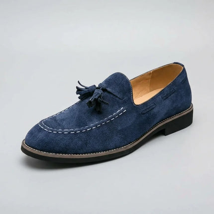 Mocassin à glands homme en daim véritable - Vue 3 - Mocassin