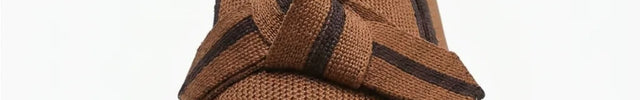 Mocassin ballerine bout pointu tissu femme élégant - Vue 3 - Mocassin