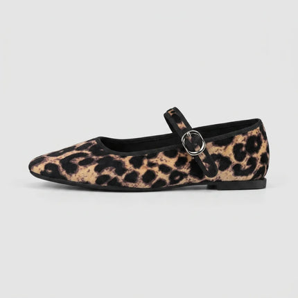 Mocassin ballerine femme élégant à bride - Vue 3 - Mocassin
