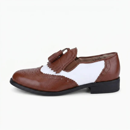 Mocassin cuir à glands et franges femme quotidien - Vue 1 - Mocassin