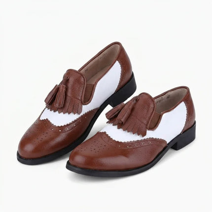 Mocassin cuir à glands et franges femme quotidien - Vue 1 - Mocassin