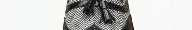Mocassin cuir à glands motif chevrons homme élégant - Vue 4 - Mocassin