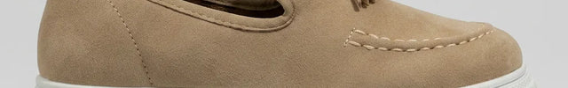Mocassin cuir artificiel à gland semelle épaisse femme - Vue 3 - Mocassin