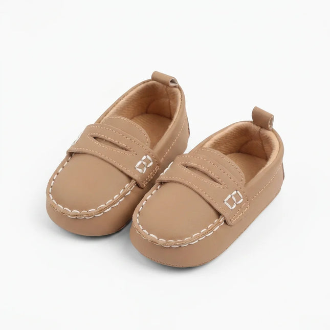 Mocassin cuir bébé classique premiers pas - Vue 1 - Mocassin