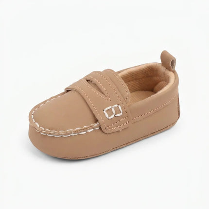 Mocassin cuir bébé classique premiers pas - Vue 3 - Mocassin