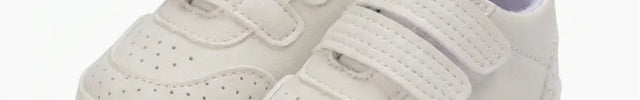 Mocassin cuir bébé style bateau velcro - Vue 1 - Mocassin