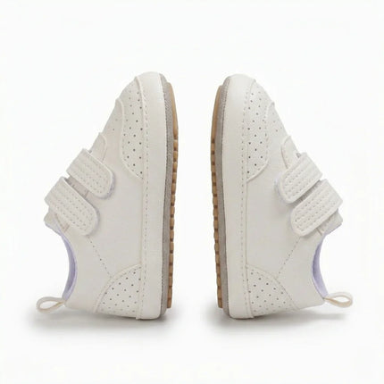 Mocassin cuir bébé style bateau velcro - Vue 2 - Mocassin