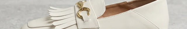 Mocassin cuir femme à franges style rétro - Vue 2 - Mocassin