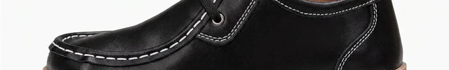 Mocassin cuir femme à lacets semelle épaisse élégant - Vue 3 - Mocassin