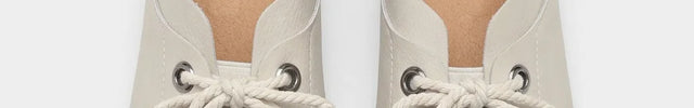 Mocassin cuir femme à lacets semelles épaisses - Vue 3 - Mocassin
