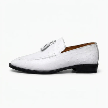 Mocassin cuir homme élégant à glands - Vue 1 - Mocassin