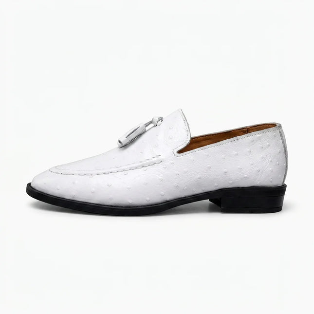 Mocassin cuir homme élégant à glands - Vue 1 - Mocassin