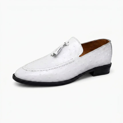 Mocassin cuir homme élégant à glands - Vue 1 - Mocassin