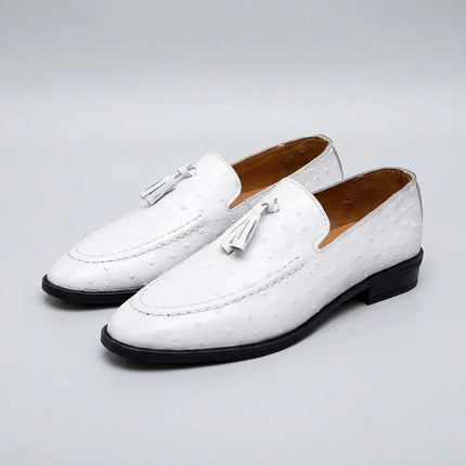 Mocassin cuir homme élégant à glands - Vue 2 - Mocassin