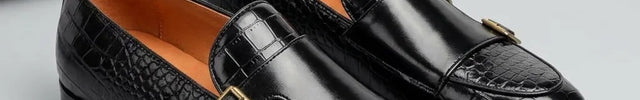 Mocassin cuir imprimé crocodile homme élégant - Vue 2 - Mocassin