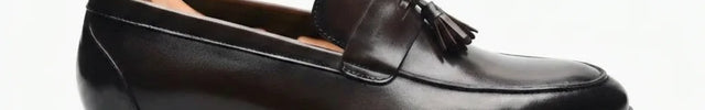 Mocassin cuir lisse à glands homme élégant - Vue 3 - Mocassin