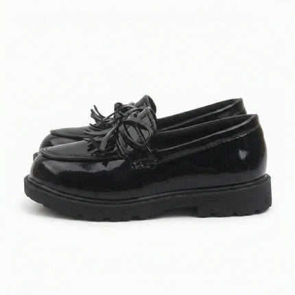 Mocassin cuir pu école élégant fille style britannique - Vue 1 - Mocassin