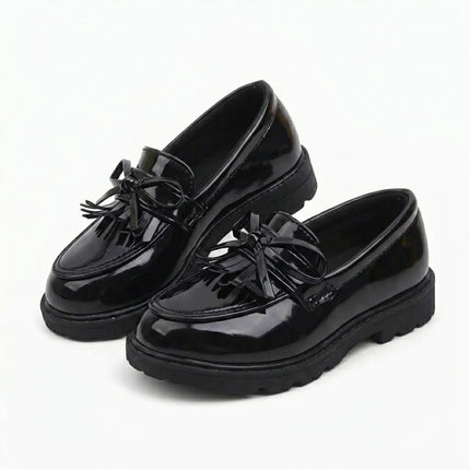 Mocassin cuir pu école élégant fille style britannique - Vue 1 - Mocassin