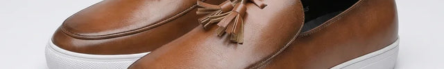 Mocassin cuir respirant à glands homme - Vue 2 - Mocassin