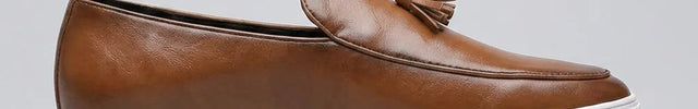 Mocassin cuir respirant à glands homme - Vue 3 - Mocassin
