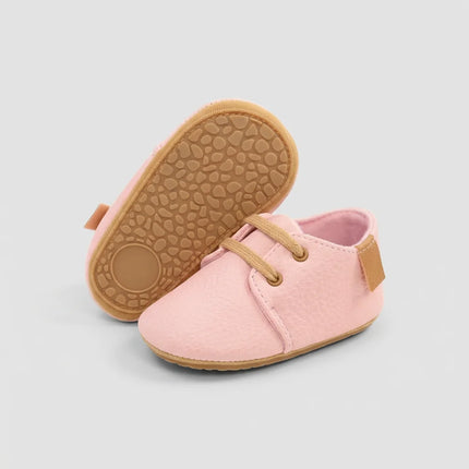 Mocassin cuir semelle souple premier pas bébé fille - Vue 3 - Mocassin