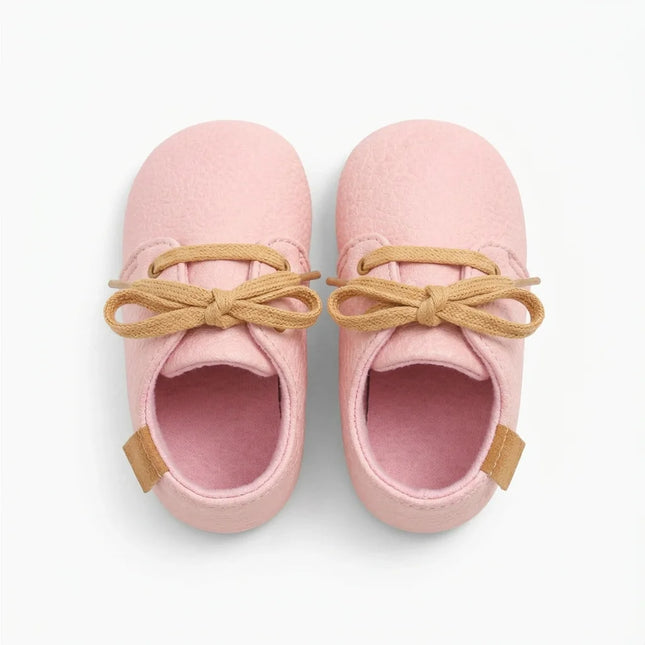 Mocassin cuir semelle souple premier pas bébé fille - Vue 4 - Mocassin