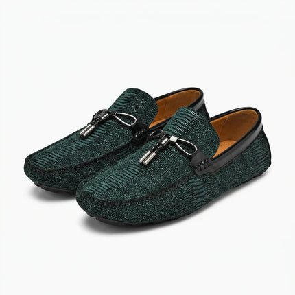 Mocassin cuir véritable élégant homme - Vue 1 - Mocassin