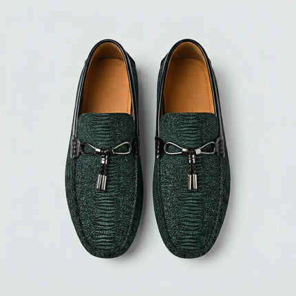 Mocassin cuir véritable élégant homme - Vue 2 - Mocassin