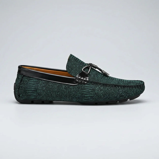 Mocassin cuir véritable élégant homme - Vue 3 - Mocassin