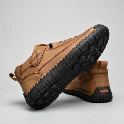 Mocassin cuir véritable homme décontracté - Vue 4 - Mocassin