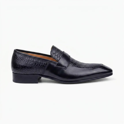 Mocassin cuir véritable homme élégant bout pointu - Vue 1 - Mocassin