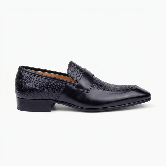 Mocassin cuir véritable homme élégant bout pointu - Vue 1 - Mocassin