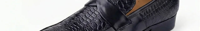 Mocassin cuir véritable homme élégant bout pointu - Vue 1 - Mocassin