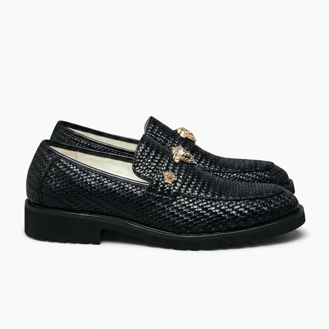 Mocassin cuir verni bout pointu femme élégant - Vue 1 - Mocassin