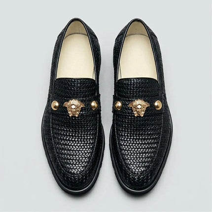 Mocassin cuir verni bout pointu femme élégant - Vue 3 - Mocassin