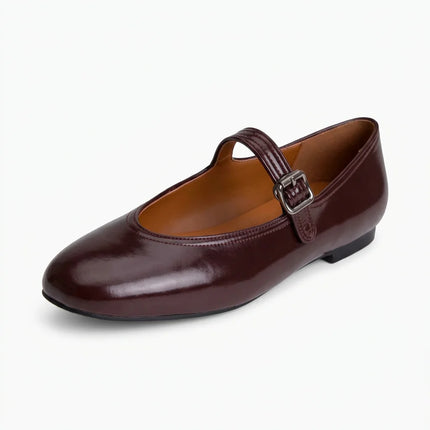 Mocassin cuir vernis femme élégant quotidien - Vue 1 - Mocassin