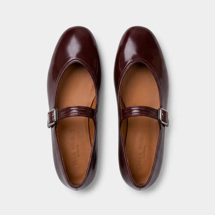 Mocassin cuir vernis femme élégant quotidien - Vue 3 - Mocassin