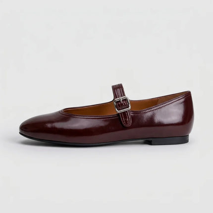 Mocassin cuir vernis femme élégant quotidien - Vue 4 - Mocassin