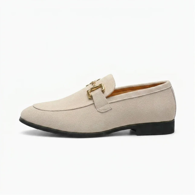 Mocassin daim business élégant homme - Vue 1 - Mocassin