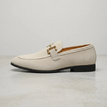 Mocassin daim business élégant homme - Vue 2 - Mocassin