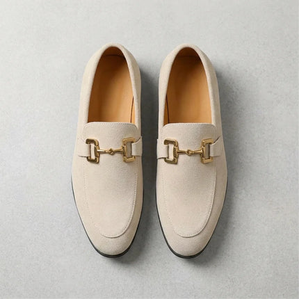 Mocassin daim business élégant homme - Vue 3 - Mocassin