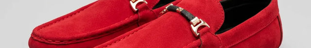 Mocassin daim homme à boucle chic décontracté - Vue 2 - Mocassin