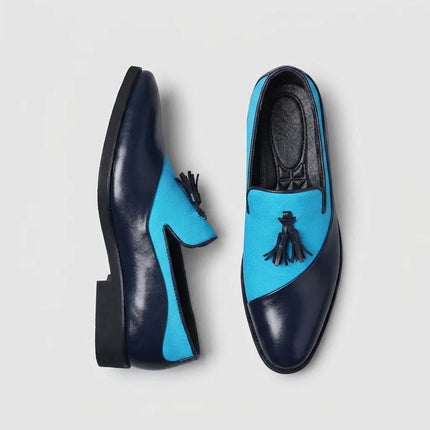 Mocassin daim homme à gland style business décontracté - Vue 2 - Mocassin