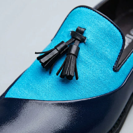 Mocassin daim homme à gland style business décontracté - Vue 4 - Mocassin
