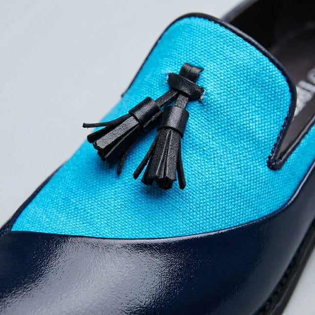 Mocassin daim homme à gland style business décontracté - Vue 4 - Mocassin