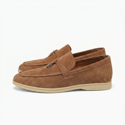 Mocassin daim homme à glands style élégant - Vue 1 - Mocassin