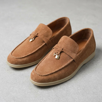Mocassin daim homme à glands style élégant - Vue 2 - Mocassin