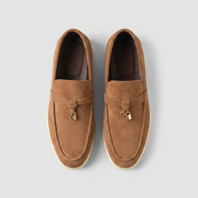 Mocassin daim homme à glands style élégant - Vue 4 - Mocassin