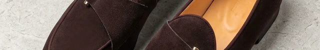 Mocassin daim homme luxe à boucle élégant - Vue 2 - Mocassin